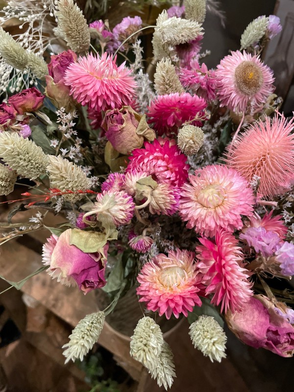 Achat de bouquets séchés chez votre fleuriste Jardin Saint Jérôme Toulouse